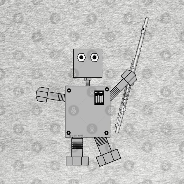 Flute Robot by Barthol Graphics